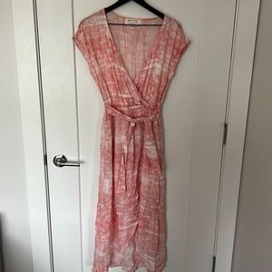 Cloth and Stone Tie Dye Midi Dress